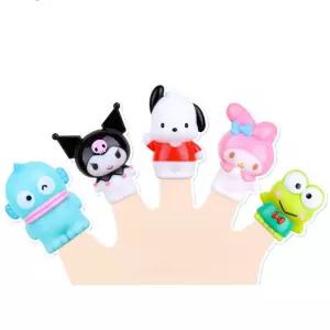 유아 마이멜로디 쿠로미 포차코 5종 손가락 인형 장난감 미니 어린이완구 아기