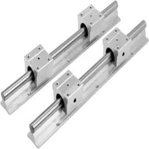 2Pcs 선형 레일 슬라이드 300mm 베어링 및 샤프트 12mm 블록 SBR12U