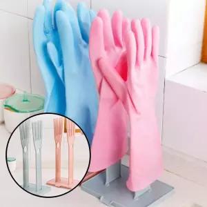 고무장갑 건조대 싱크대 주방 거치 정리 스텐 흡착 수납 물빠짐 걸이