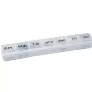 알약케이스 휴대용 요일 약통케이스 알약 케이스 화이트 알약보관함 약통 스마트