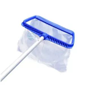 수영장 뜰채 뜰망 낙엽 그물망 부유물 장대 청소 폴대 낚시 길이조절