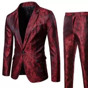 스팽글 의상 트로트 슈트 남성정장 나이트클럽 반짝이 빅사이즈 큐빅 클럽웨어 파티복