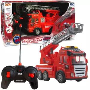 유아 리모컨 조종 불빛 소리나는 소방차 RC카 장난감 어린이완구 동작 무선자동차