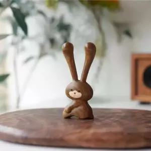 아우얼스룸 11번가 도구 우드괄사 모양 마사지 우드 괄사 토끼 마사지기