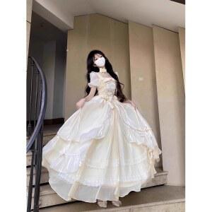 할로윈성인공주드레스 졸업사진 세트 공주 컨셉