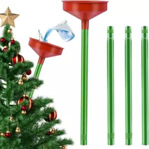 47인치 크리스마스 트리 급수 깔때기 시스템 대형 스테인리스 스틸 튜브 포함 장치 실내 야외 트리를 위한