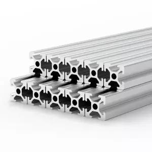 THCMAG 알루미늄 압출 T 슬롯 2020 10PCS 실버 유럽 표준 1000mm(39.4 ) 3D 프린터 각인 기계 CNC 작업대