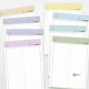 B5 학습용 모눈 메모패드 용지 필기 노트북 종이 지학습용 필기용abc784