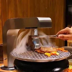 코브라후드 테이블 배기팬 업소용 화로 고깃집 교체용 엘보 식당 호환용 환풍기 닥트 하향식