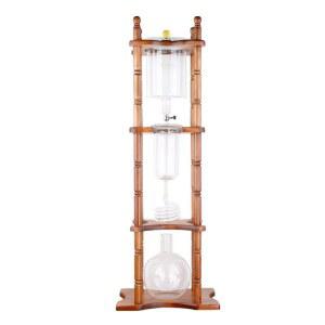 더치커피 추출기 콜드 원목 커피메이커 포트 3L 받침대 워터드립 아메리카노 대형 두꺼운