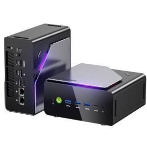 GMKtec K15 미니 PC AI 울트라 5 125U(최대 4.3GHz) 32GB DDR5(16GB*2) 1TB PCIe 4.0 SSD 게이밍 컴퓨터, 3배 M.2 확장 슬롯, Oculink, 쿼드 스크린 8K 디스플레이