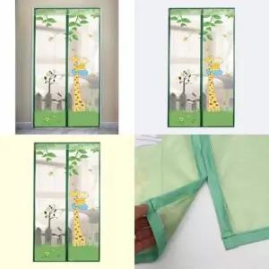 기린방충망 100x210cm 모기장커튼 자석방충망