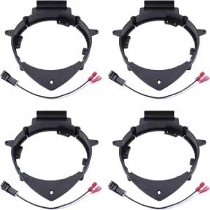 시에라 1500 2007-ON용 ApplianPar 전면 후면 6.5인치 ~ 6.75인치 도어 스피커 어댑터 장착 플레이트 및