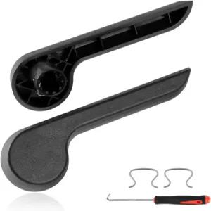 FUSCH 블랙 시트 리클라이너 핸들 레버 프론트 좌측 운전석 및 우측 조수석 조정 아발란체 실버라도 유콘과