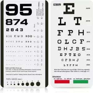 시력 검사를 위한 스펙타 차트 포켓 스넬렌 및 로젠바움 차트(1명 중 2명)