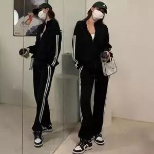 [JED] 트레이닝복 여성 라운지웨어 홈웨어 데일리 추리닝 줄무늬 상하의