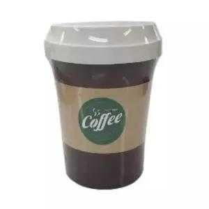 [JED] 커피 가정용쓰레기통 휴지통 디자인휴지통 6L 대