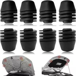 8개 후드 고무 쿠션 범퍼 보닛 스핀 블랙 스토퍼 교체 중단