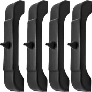 판워몰(4 PCS 키트) 고무 라디에이터 절연 패드 3 코어 마운팅 쿠션 지지 1968-1981 GM 자동차용 교체