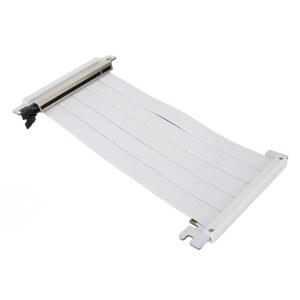 PUSOKEI PCIE 4.0 x 16 익스텐더 라이저 케이블, 고이중 양면 리버스 180도 PCI E 포트 GPU 그래픽 카드 확장 RX 7900 7800 7700 7600 7500 등 (흰색)