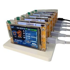 L93A6X 1060KHS Nmminer 슬롯 베이스 업그레이드된 하쉬레이트 비트코인 암호화폐 솔로 마이너 2.8인치