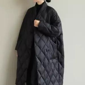 오버핏 박스 롱패딩 빅사이즈 캐주얼 이하 경량 겨울