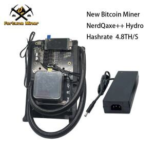 NerdQaxe Hydro 4.8THs 솔로 비트코인 채굴기 BM1370 Asic 칩 BTC 암호화폐 로터리 머신 수냉식 오픈 소