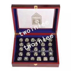  뉴욕 양키스 월드시리즈 우승 반지 MLB 메이저리그 야구 챔피언링 굿즈 27종세트