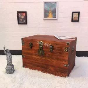 공간박스 수납함 빈티지 원목 장식품 인테리어 박스 목재