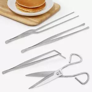 리본제이 무디타 304 올스텐 요리용 핀셋 집게 3종세트 + 올스텐 주방가위