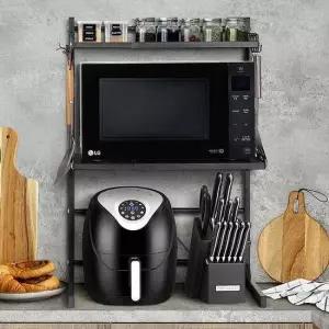 전자레인지선반B 3단 밥솥수납장 오븐다이 밥통거치대