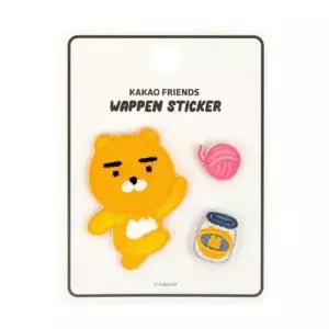 카카오프렌즈 와펜 스티커 라이언 캐릭터 패션소품 와펜 라이언