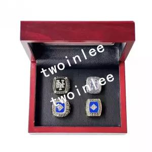  뉴욕 메츠 월드시리즈 우승 반지 MLB 메이저리그 야구 챔피언링 굿즈 4종세트