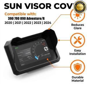 790 Adventure ADV R 2020-오토바이 블랙박스보드 계기판 스크린 프로텍터 선 바이저 커버 가드