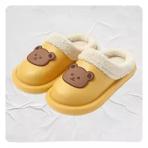 실내 외출용 거실 실내화 학교 곰돌이모양 슬리퍼_24759671