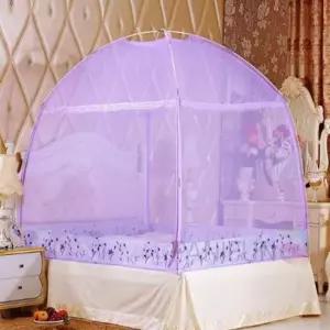 돔 사각모기장 180x220퍼플 침대모기장텐트 야외모기장 실내모기장 여름모기장 침실모기장