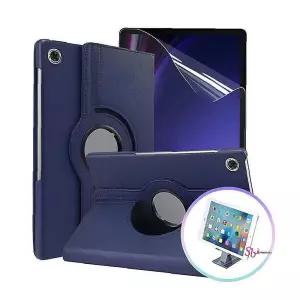 갤럭시탭A9 크로스 1매+메탈 보호필름 케이스+액정 모바일 거치대opq893