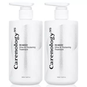 케어놀로지 레미디 윤기 볼륨 탈모완화 트리트먼트 500ml 2개 /카페인 탈모케어/비오틴/큐티클개선