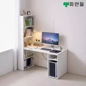 파란들가구 23T상판 E0 LPM 1400  5단 600책장 오픈 h형책상세트