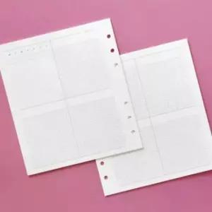 6공 위클리 리필속지 a6다이어리속지 노트속지