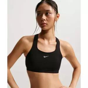 [나이키]HM5221-010 스위프트 하이 서포트 라이틀리 라인드 스포츠 브라 W - 블랙 실버 735048