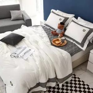 [골드스마일]국내생산 호텔 라인 고밀도 60수 순면 침구 밴딩 패드 SS 워싱가공