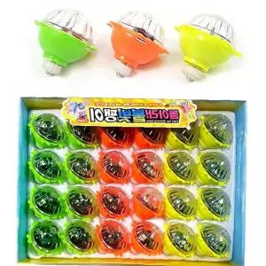 회전 발광 팽이 24p 대용량 세트 야광 아동 단체 선물 놀이감