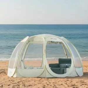 [폴라리스] P1 원터치텐트 팝업텐트 모기장 메쉬 돔쉘터