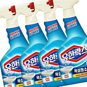 유한양행 유한락스 용 x4개 욕조세정 욕조세척 세제 욕실청소 화장실청소 거품 스프레이 KWFHKLCI