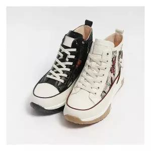 CONVERSE 컨버스 사이드 플라워링 컴포트 쿠션 미끄럼방지 키높이 스니커즈 4.5CM P-S784 916959