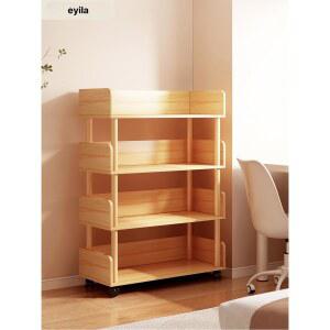 북카트 이동식 바퀴달린책장 책장 만화책 2단 바퀴 대형 1단 화이트 북트레일러 책꽂이