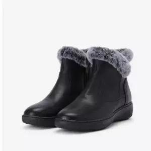 매장정품 SODA 소다 여성 퍼 앵클부츠 4CM(ALB420LS10)-JS 1233485