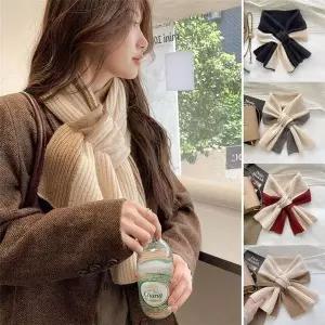 니트 목도리 LS007 롱 스카프 털 손뜨개 숏 숄 섟 패션잡화 미니