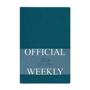 [문구/오피스] 위클리 다이어리 열두달 B6 피콕블루 주간 플래너